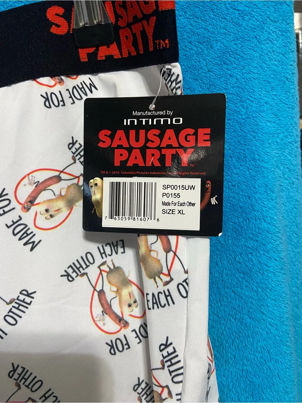 White Sausage Party Boxer Briefs